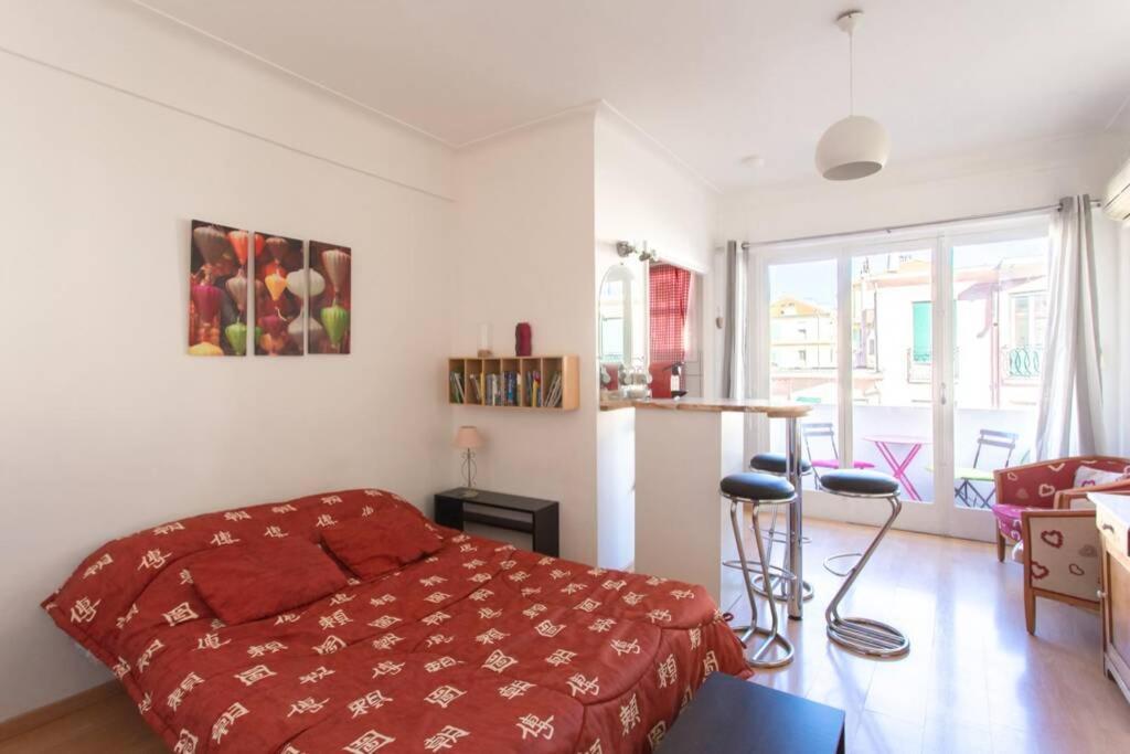 Appartement Nice Center - Bright Studio Balcony Wifi & Aircon Extérieur photo