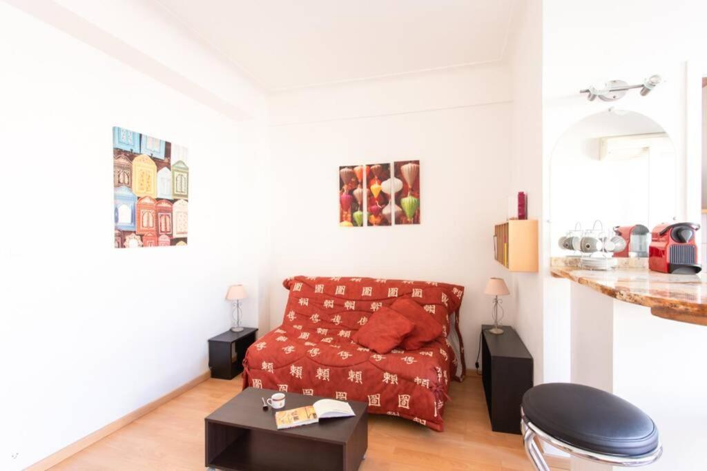 Appartement Nice Center - Bright Studio Balcony Wifi & Aircon Extérieur photo