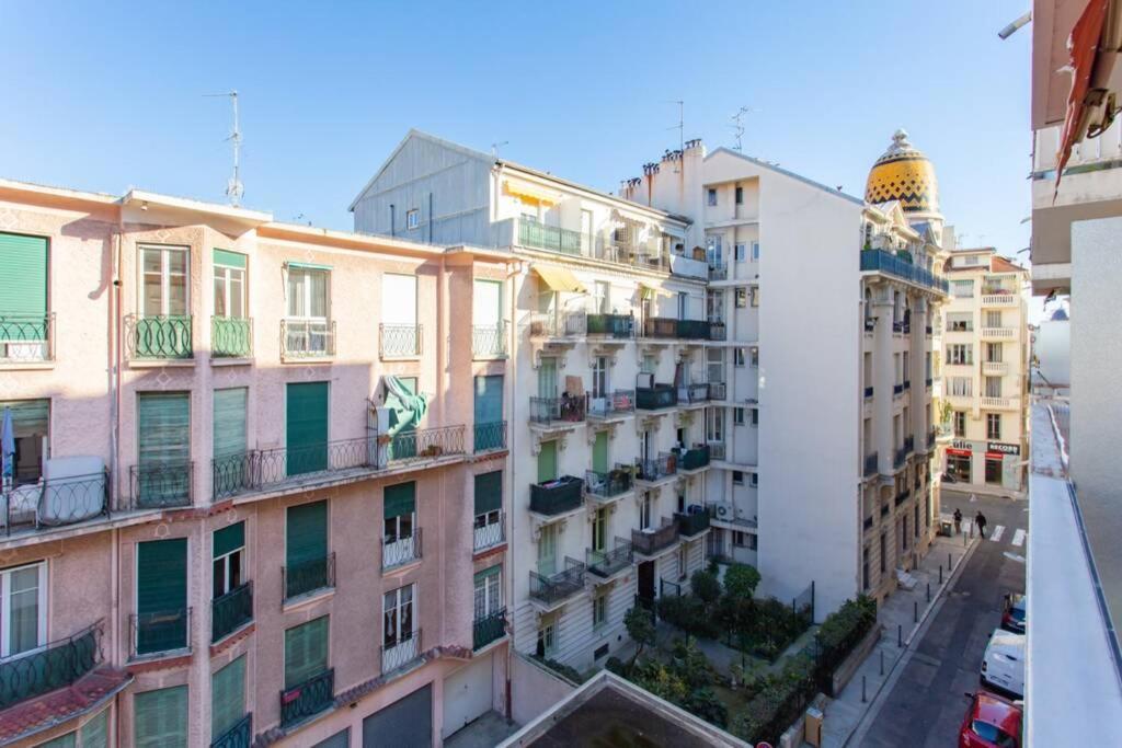 Appartement Nice Center - Bright Studio Balcony Wifi & Aircon Extérieur photo